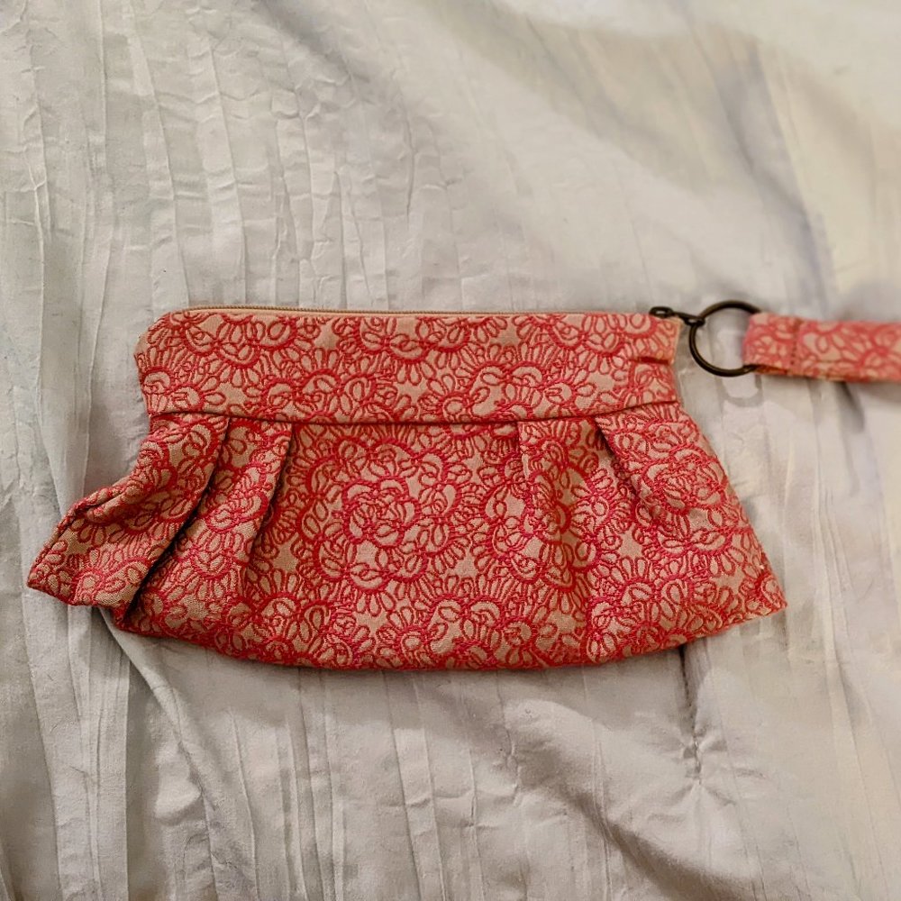 Maruca Wristlet/Clutch-Cotton beautiful pattern